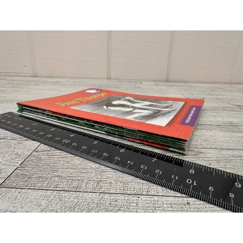 Lot of 6 Houghton Mifflin Early Readers Kids Leveled Reading Practice‎ Books Set